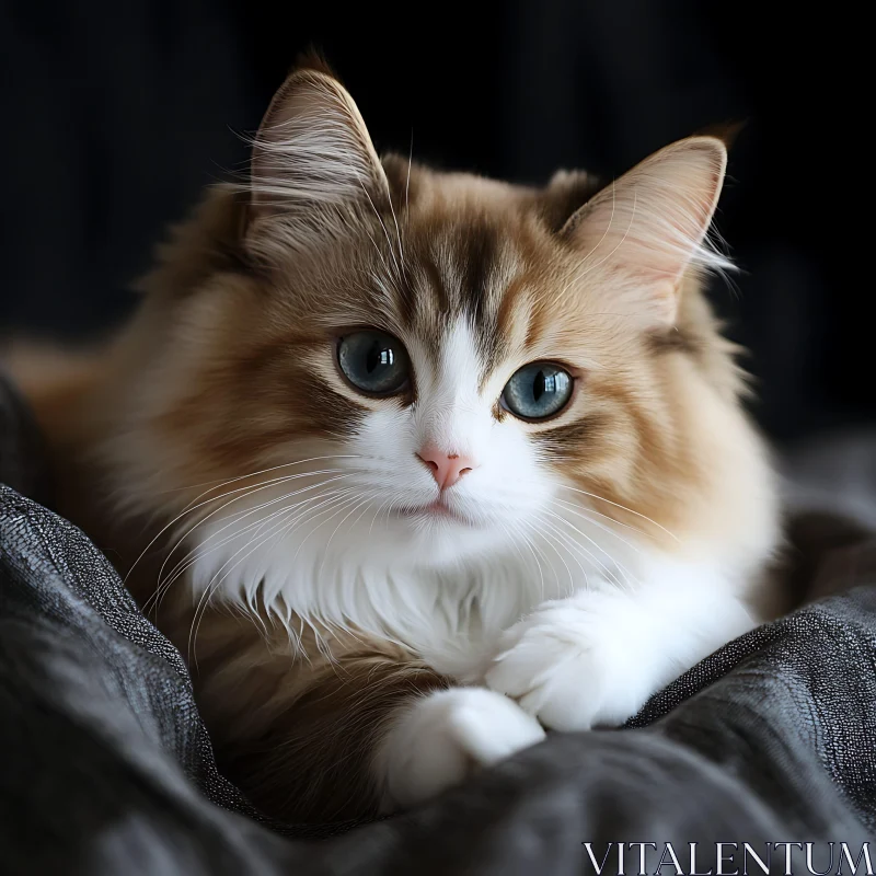 Fluffy Cat Resting
