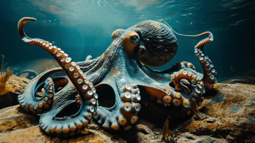 Enigmatic Octopus: A Captivating Photograph