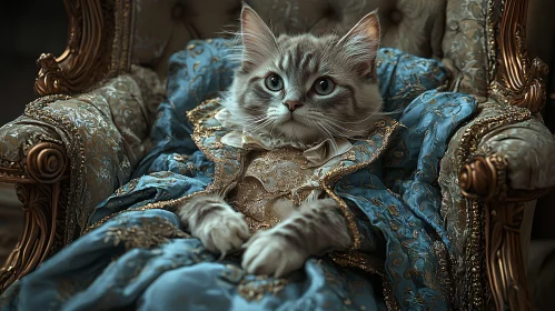 Luxurious Fashion for a Royal Kitten