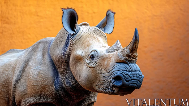 AI ART Regal Rhinoceros Portrait