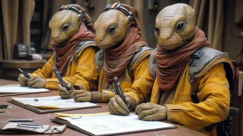 Fictional Species in Space: Ithorians Writing on Data Pads