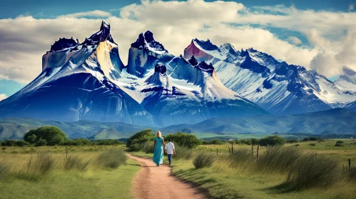Snow-Capped Mountains: A Romantic Journey into Nature's Beauty