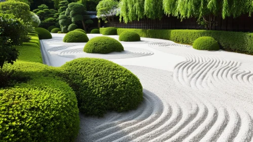 Tranquil Zen Garden: A Haven of Meditation and Natural Beauty