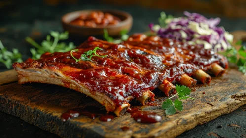 Delicious Grilled Pork Ribs with Barbecue Sauce