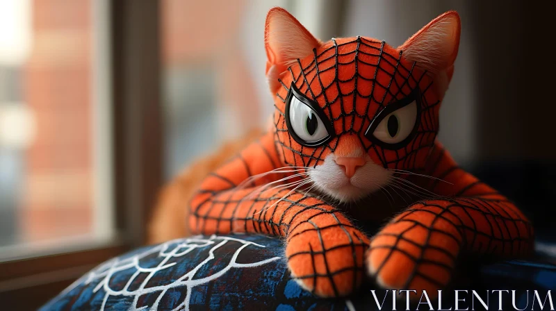 Feline Spider-Man AI Image