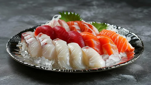 Exquisite Sushi and Sashimi Platter: A Feast for the Senses