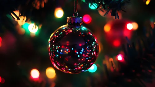 Holiday Spirit: Christmas Tree Bauble and Lights