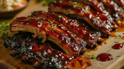 Delicious Barbecued Pork Ribs with Sticky Sauce