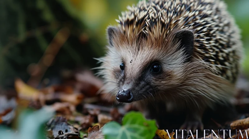 Stunning Hedgehog in Forest - Wildlife Photography AI Image