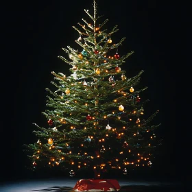 Festive Christmas Tree Decoration