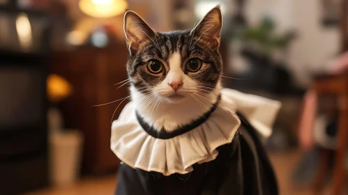 Cat in Period Costume