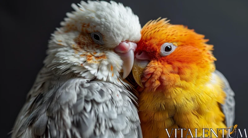 Colorful Parrot Portrait: A Captivating Image AI Image