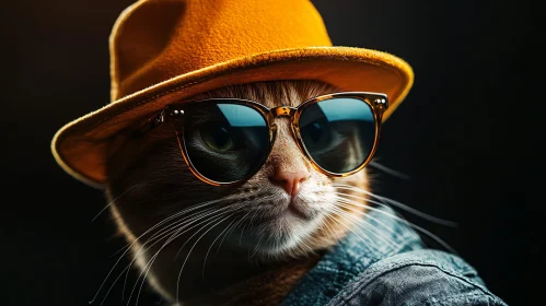 Cool Cat Fashion Portrait