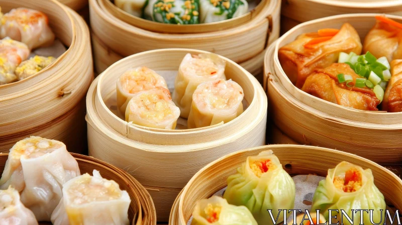 AI ART Exquisite Dim Sum Delights: A Visual Feast of Chinese Cuisine