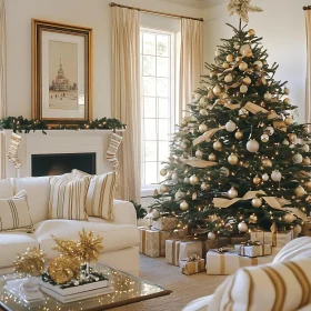 Festive Living Room Decor