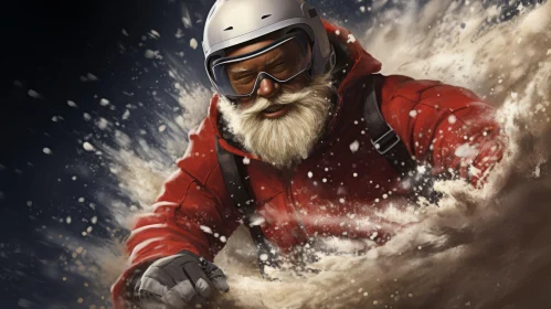 Santa Claus Skiing Competition: A Captivating Winter Adventure