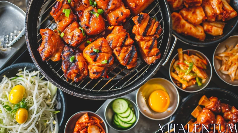 AI ART Savor the Essence of Korean Barbecue: A Visual Feast