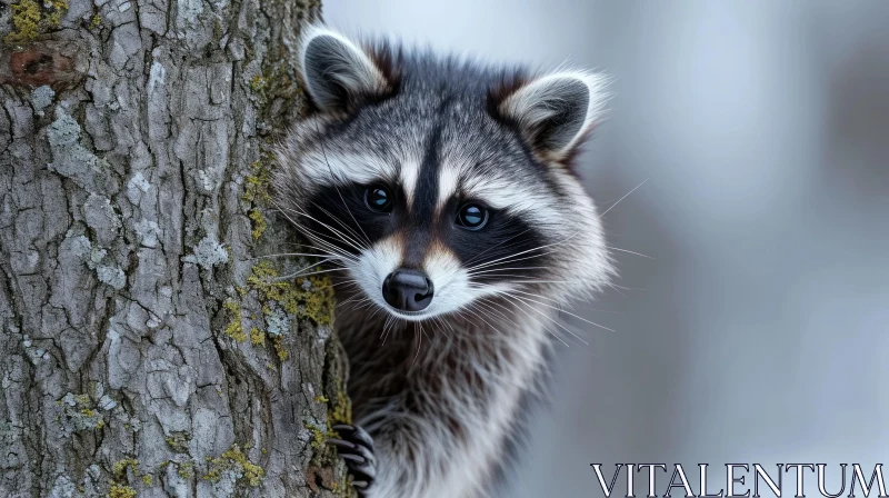 Stunning Raccoon Portrait - Wildlife Photography AI Image
