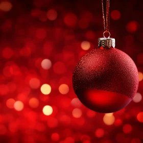 Festive Red Christmas Decoration