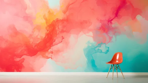 Colorful Coral Reef Watercolor Painting