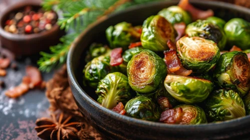 Delicious Roasted Brussels Sprouts with Crispy Bacon
