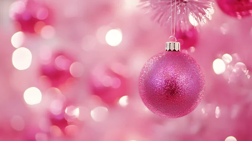 Dreamy Pink Christmas Decoration