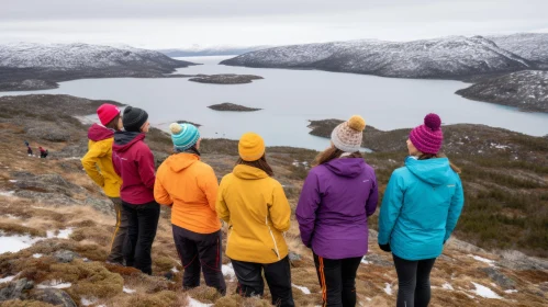 Enchanting Women in Warm Coats | Captivating Norwegian Nature