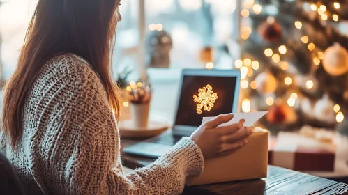 Warm Holiday Moments by the Christmas Tree