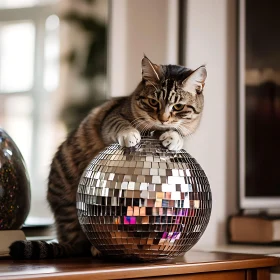 Curious Cat and Disco Ball