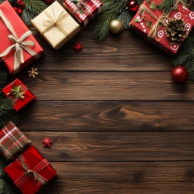 Festive Presents and Decorations for Christmas