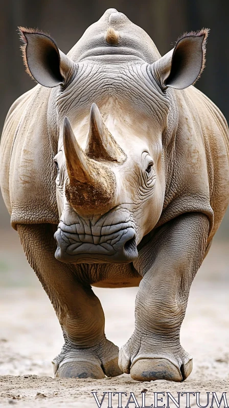 Resilient Rhino in Natural Habitat
