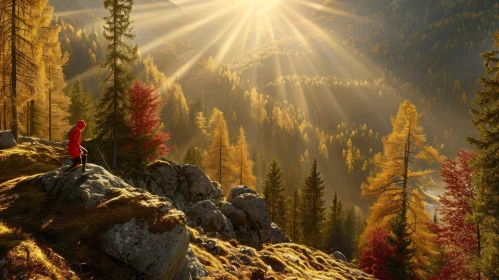 Captivating Sunset in the Mountains of Autumn | Slovenian Paintings