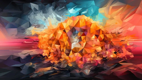 Colorful Abstract Polygonal Background