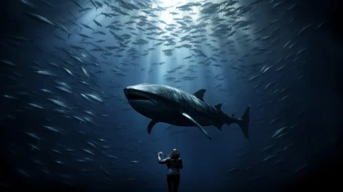 Capturing the Majesty of the Ocean: A Woman Photographs a Colossal Shark