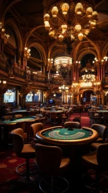 Opulent Architecture: A Captivating Casino Table