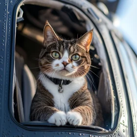 Feline in Helicopter