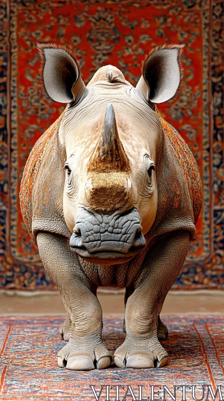 AI ART Artistic Rhinoceros Elegance