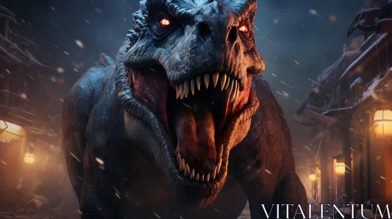 Captivating Dinosaur Artwork in Unreal Engine 5 | Hyper-Realistic Renderings AI Image