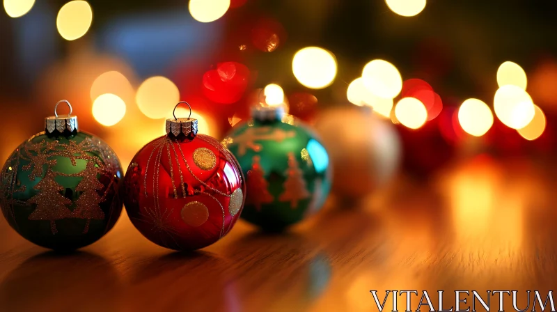 Christmas Ornaments and Festive Lights