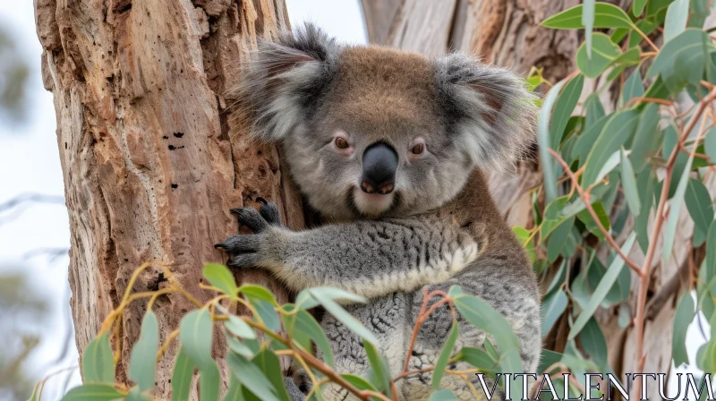 Stunning Koala Portrait in a Tree | Nature Photography AI Image