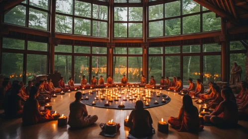 Zen-Influenced Gathering in Expansive, Light-Filled Landscape