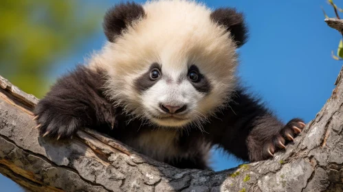 Baby Panda Bear Close-Up - Adorable Wildlife Portrait