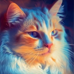 Detailed Cat Portrait Art