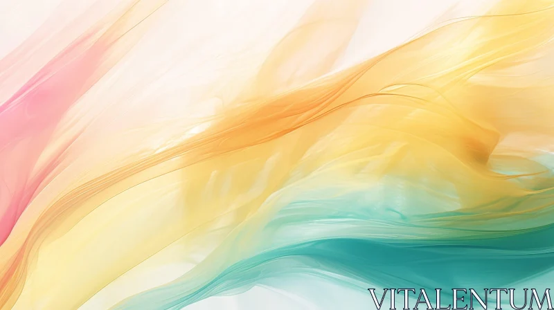 Colorful Dreamy Abstract Painting AI Image