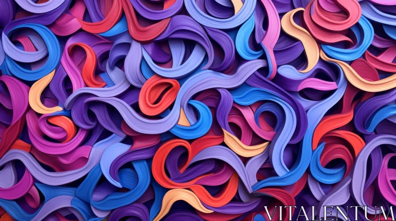 AI ART Colorful Shapes Abstract Art