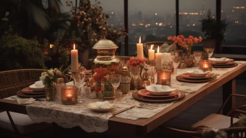 Romantic Candlelit Dinner in Natural Setting | Baroque Decadence