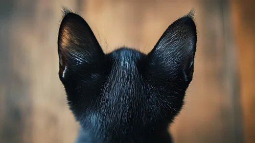 Detailed View of a Cat's Ears