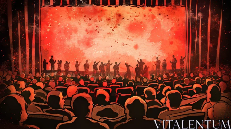 Captivating Theater Digital Painting | Stunning Performances AI Image