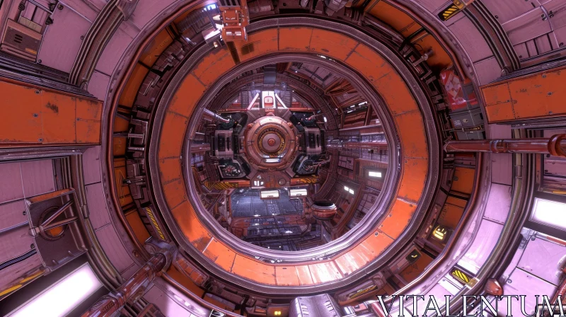 Intricate Video Game Machine in Space | Detailed Architecture AI Image