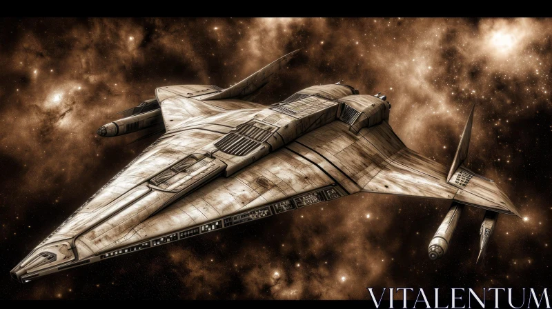 Stunning Starship Artwork: A Journey Through the Cosmos AI Image